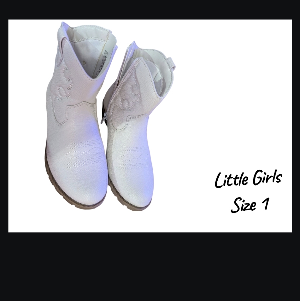 Cat & Jack White Kids Boots